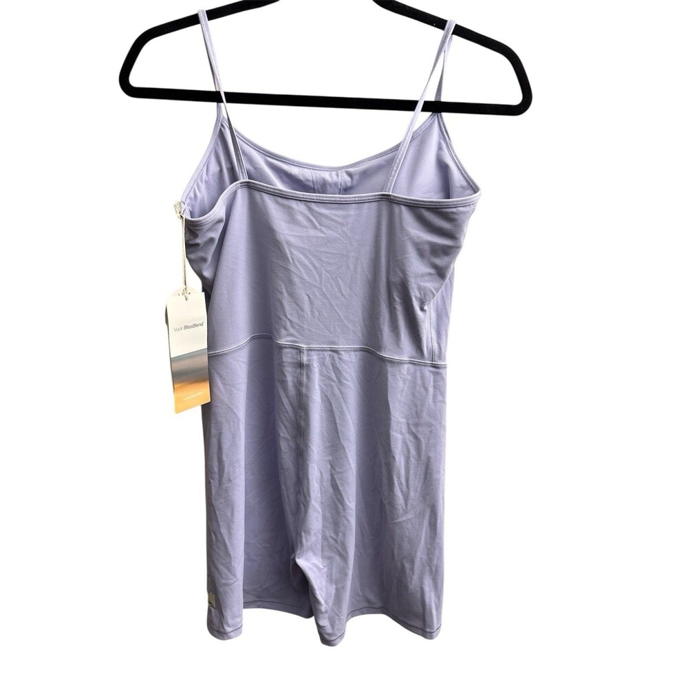 Vuori AllTheFeels™ One Piece Romper Lavender Mist BlissBlend™ Sz Medium New $118 - Picture 2 of 4